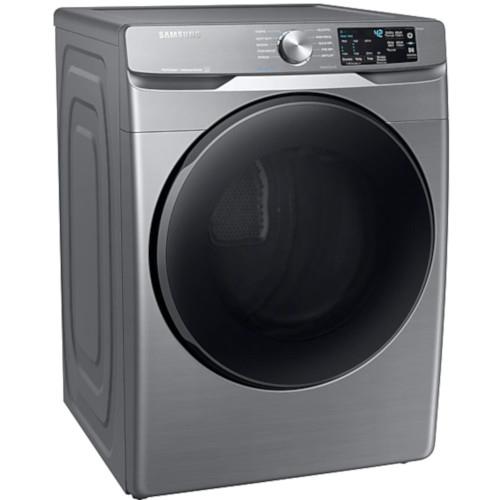 Samsung 5.2 Cu. Ft. Front Load Washer With 7.5 Cu.Ft. Electric Dryer With Steam Sanitize+ In Platinum
