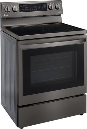 LG LREL6325D 6.3 cu. ft. Electric Convection Range in Black Stainless Steel