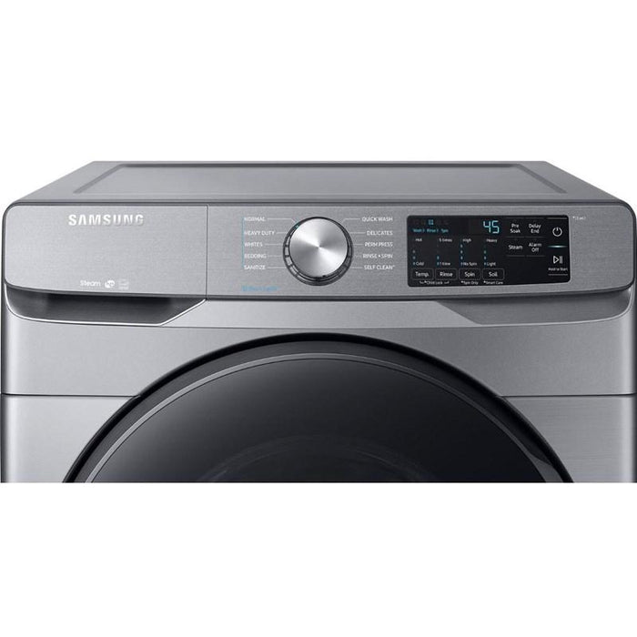 Samsung WF45R6100AP/US 5.2 cu. ft. Front Load Washer with Steam in Platinum
