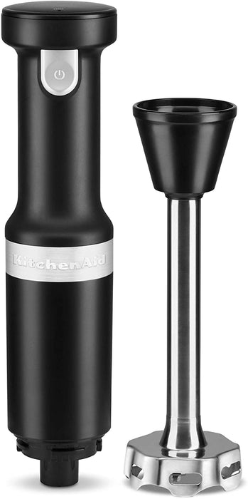 KitchenAid KHBBV53BM Cordless Variable Speed Hand Blender In Black Matte