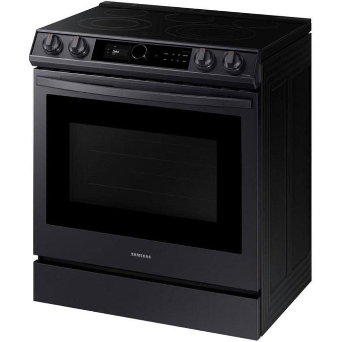 Samsung NE63T8711SG/AC 6.3 Cu.Ft. Electric Range with True Convection and Air Fry In Black Stainless Steel