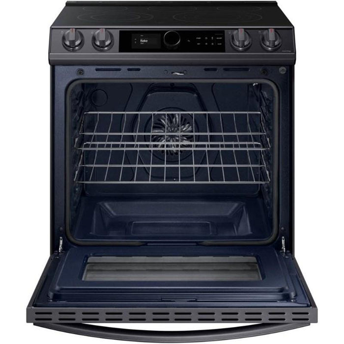 Samsung NX60T8511SG/AA 6.0 Cu. Ft. Gas Range with True Convection and Air Fry In Black Stainless Steel