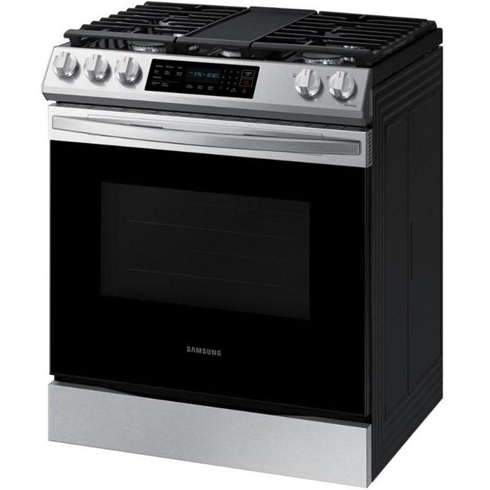 Samsung NX60T8511SS/AA 6.0 Cu. Ft. Gas Range with True Convection and Air Fry In Stainless Steel