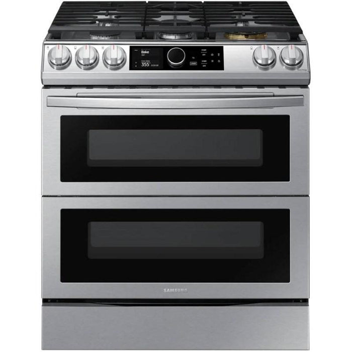 Samsung NY63T8751SS/AC 6.3 Cu. Ft. Dual Fuel Range with True Convection and Air Fry In Stainless Steel