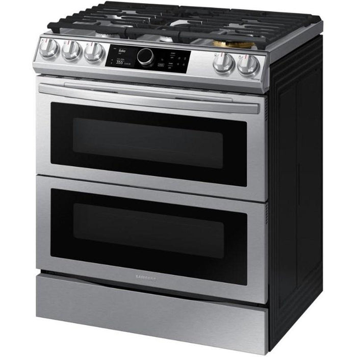 Samsung NY63T8751SS/AC 6.3 Cu. Ft. Dual Fuel Range with True Convection and Air Fry In Stainless Steel