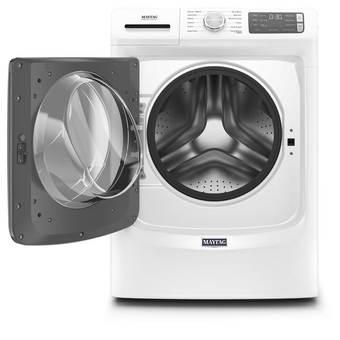 Maytag MHW6630HW 5.5 Cube Feet Front Load Washer With Extra Power And 16-Hour Fresh Hold Option - White