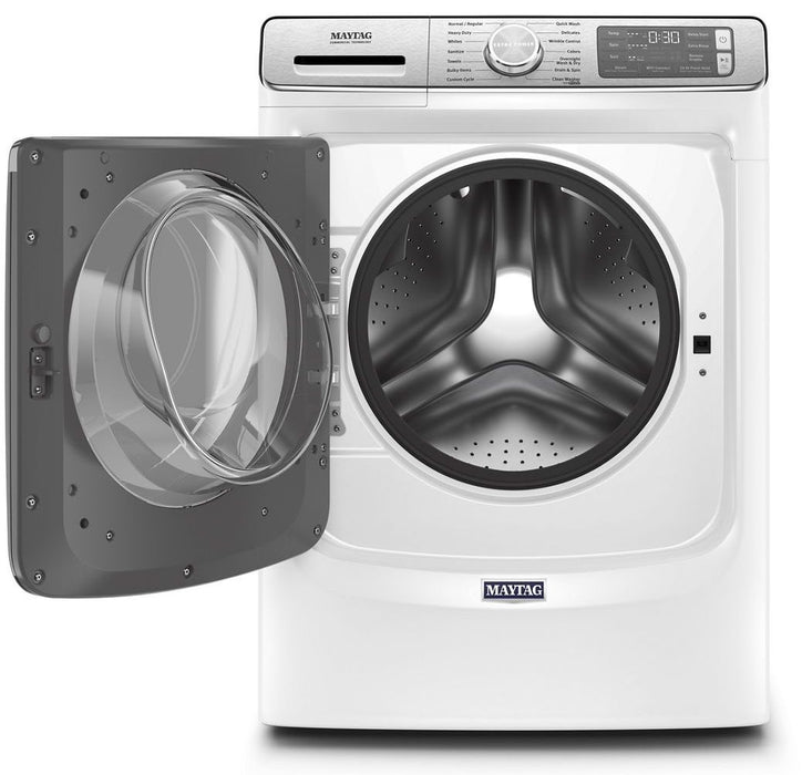 Maytag MHW8630HW 5.8 Cube Feet Smart Front Load Washer With Extra Power And 24-Hour Fresh Hold Option - White