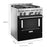 KitchenAid KFGC500JBK 30'' Smart Commercial-Style Gas Range with 4 Burners in Imperial Black