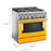 KitchenAid KFGC506JYP 36'' Smart Commercial-Style Gas Range with 6 Burners in Yellow Pepper
