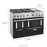 KitchenAid KFGC558JBK 48'' Smart Commercial-Style Gas Range with Griddle in Imperial Black
