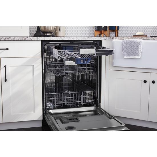 Maytag MDB9959SKZ Top Control Dishwasher With Third Level Rack And Dual Power Filtration In Fingerprint Resistant Stainless Steel