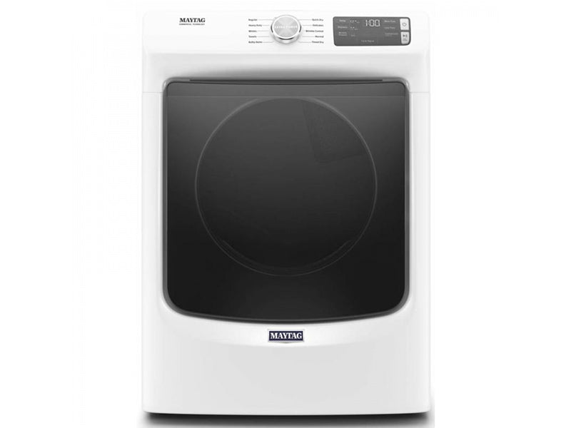 Maytag YMED5630HW 7.3 Cube Feet Front Load Electric Dryer With Extra Power And Quick Dry Cycle In White