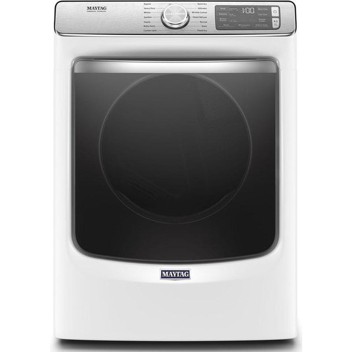Maytag YMED8630HW 7.3 Cube Feet Smart Front Load Electric Dryer With Extra Power And Advanced Moisture Sensing With Industry-Exclusive Extra Moisture Sensor In White