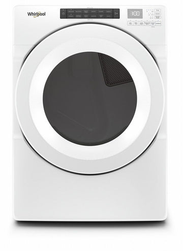 Whirlpool YWED5620HW 7.4 Cube Feet Front Load Electric Dryer With Intuitive Touch Controls In White