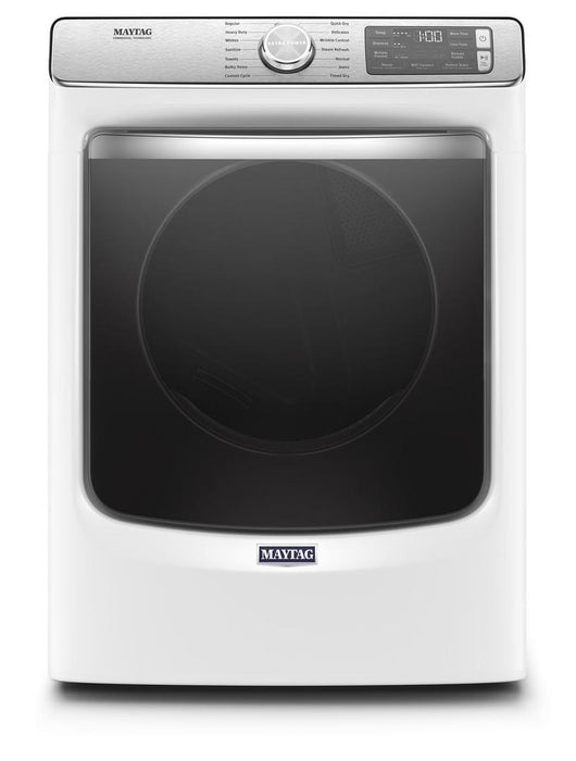 Maytag MGD8630HW 7.3 Cube Feet Front Load Gas Dryer With Extra Power And Advanced Moisture Sensing With Industry-Exclusive Extra Moisture Sensor In White