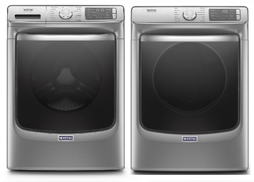 Maytag 5.8 cu.ft Front Load Washer with 7.3 cu.ft Front Load Electric Dryer Laundry Pair