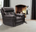 BonnyLynn 9597 Genuine Leather & Match Sofa, Love and Chair Set with Dual Power Reclining