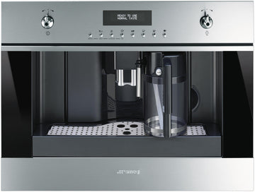 Smeg CMSU6451X 24" Fully Automatic Coffee Machine with Milk Frother