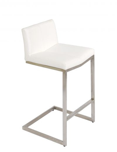 Cee Stool in White Seating