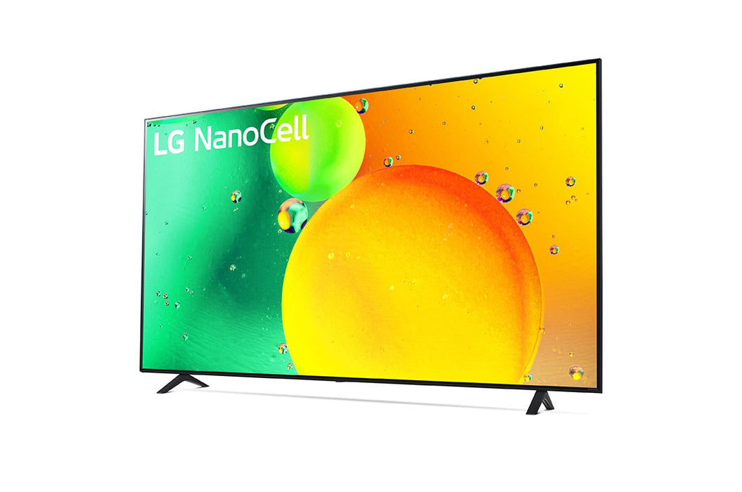 LG 86NANO75UQA 86 Inch Class NANO75 UQA series LED 4K UHD Smart webOS 22 w/ ThinQ AI TV