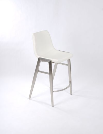 Moon Stool in White Seating