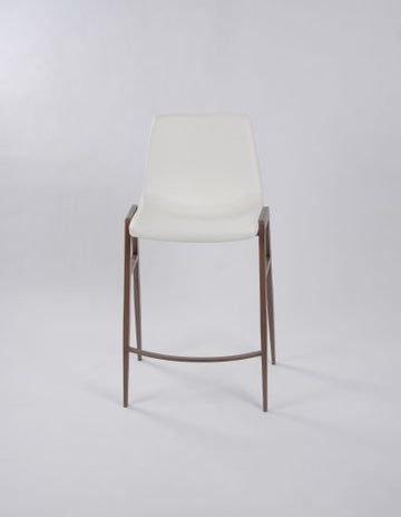 Moon Stool in White Seating