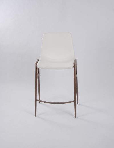 Moon Stool in White Seating