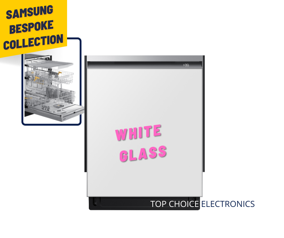 Samsung Bespoke Smart Dishwasher with StormWash+ White Glass