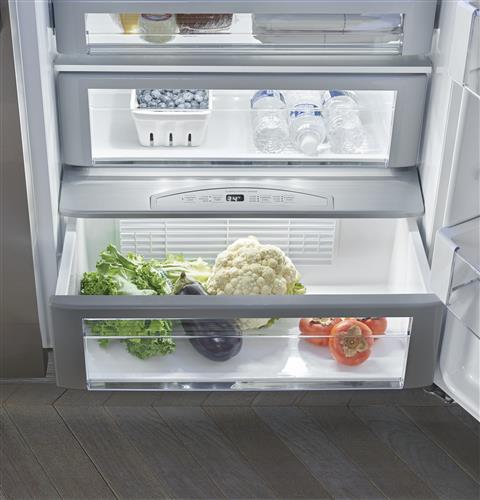 Monogram ZISS360DNSS 36" Smart Built-In Side-by-Side Refrigerator with Dispenser in Stainless Steel