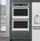 GE Cafe CTD90DP2NS1 30 Inch Built-In Professional Double Wall Oven with Convention
