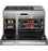Monogram ZGP486NDTSS 48" All Gas Professional Range with 6 Burners and Griddle (Natural Gas)