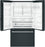 GE Cafe CWE23SP3MD1 ENERGY STAR® 23.1 Cu. Ft. Counter-Depth French-Door Refrigerator In Matte Black