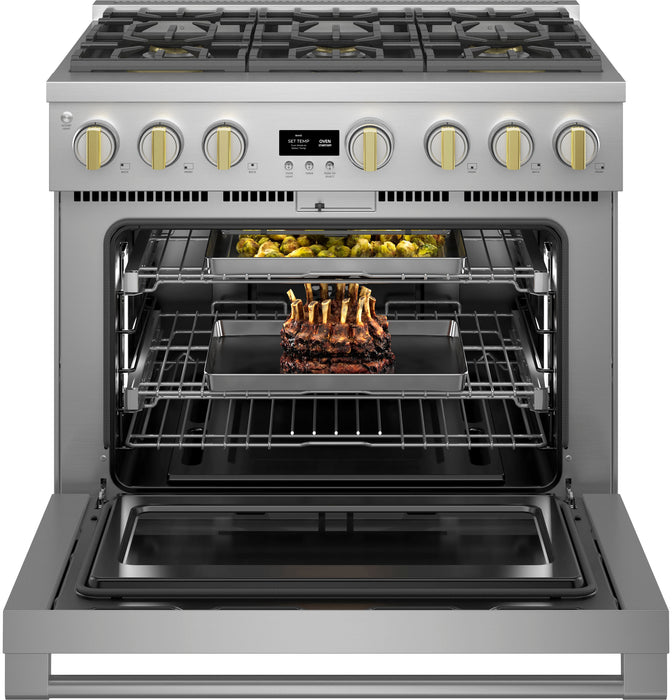 Monogram ZGP366NTSS 36" All Gas Professional Range with 6 Burners (Natural Gas)