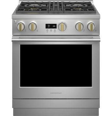 Monogram ZDP304NTSS 30" Dual-Fuel Professional Range with 4 Burners (Natural Gas)
