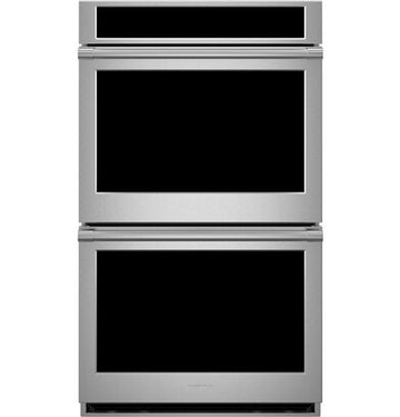 Monogram ZTDX1DPSNSS 30" Smart Electric Convection Double Wall Oven Statement Collection In Stainless Steel