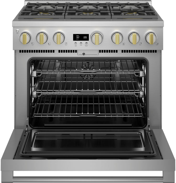 Monogram ZGP366NTSS 36" All Gas Professional Range with 6 Burners (Natural Gas)