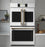 GE Cafe CTD90FP4NW2  French-Door Double Wall Oven In Matte White