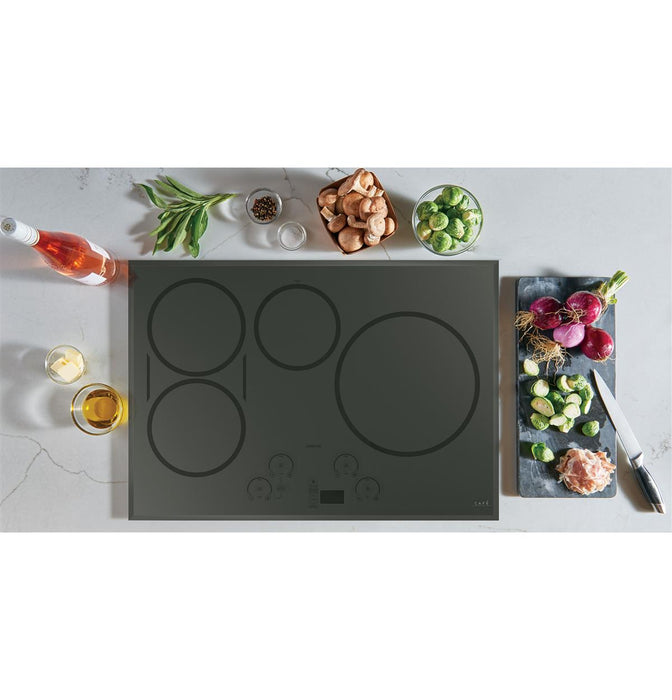 GE Cafe CHP95302MSS 30" Built-In Touch Control Induction Cooktop In Flagstone Gray