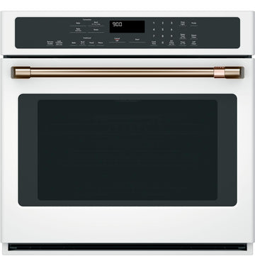GE Cafe CTS90DP4NW2 30" Smart Single Wall Oven with Convection In Matte White