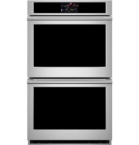 Monogram ZTD90DPSNSS 30" Smart Electric Convection Double Wall Oven Statement Collection in Stainless Steel