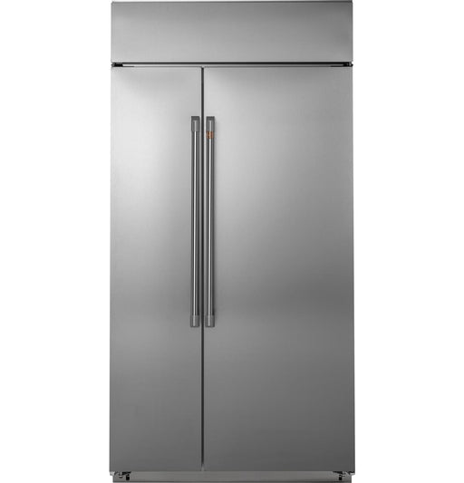 GE Cafe CSB48WP2NS1 48" Built-In Side-by-Side Refrigerator in Stainless Steel