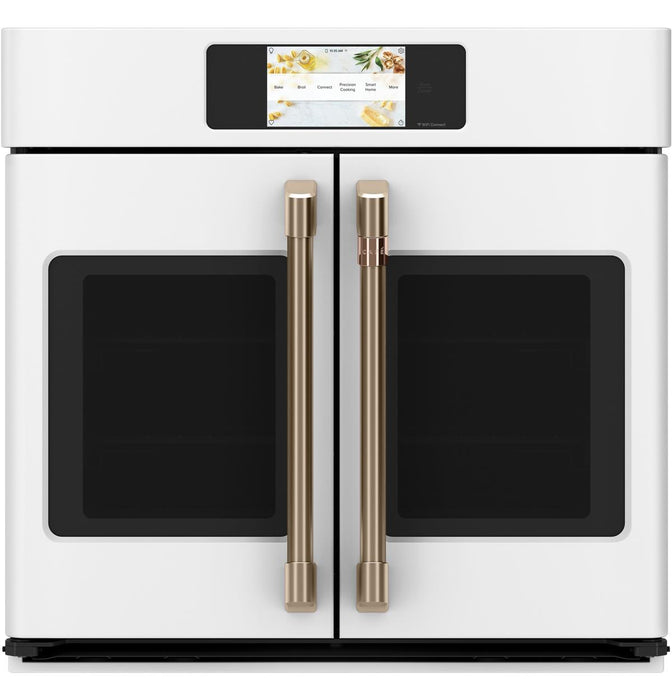 GE Cafe CTS90FP4NW2  French-Door Single Wall Oven In Matte White