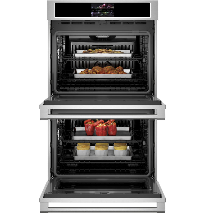 Monogram ZTD90DPSNSS 30" Smart Electric Convection Double Wall Oven Statement Collection in Stainless Steel
