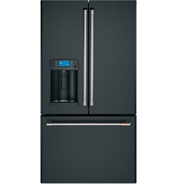 GE Cafe CYE22TP3MD1 ENERGY STAR® 22.2 Cu. Ft. Counter-Depth French-Door Refrigerator with Hot Water Dispenser In Matte Black