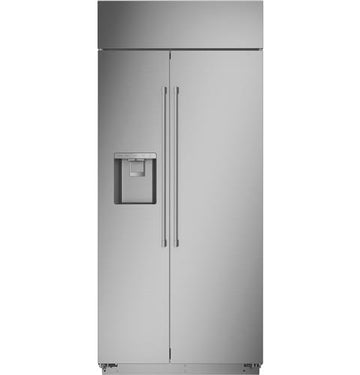 Monogram ZISS360DNSS 36" Smart Built-In Side-by-Side Refrigerator with Dispenser in Stainless Steel