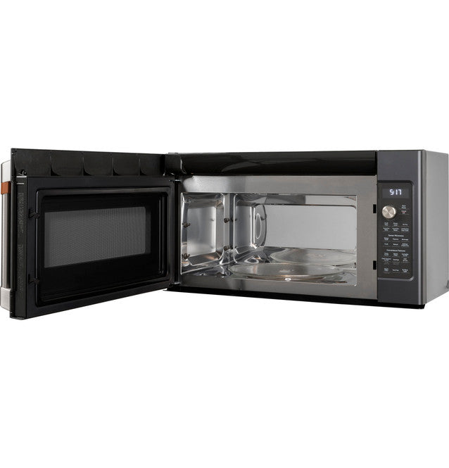 GE Cafe CVM517P3RD1 1.7 Cu. Ft. Convection Over-the-Range Microwave Oven