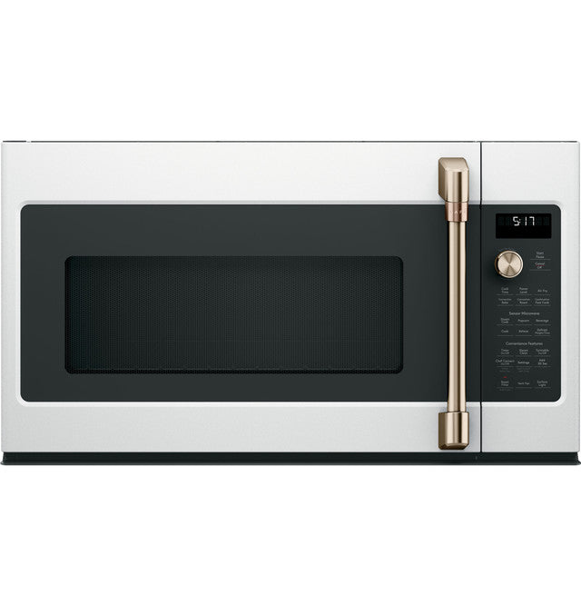 GE Cafe CVM517P4RW2 1.7 Cu. Ft. Convection Over-the-Range Microwave Oven