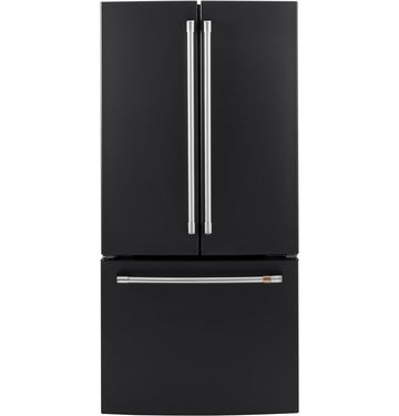 GE Cafe CWE19SP3ND1 ENERGY STAR® 18.6 Cu. Ft. Counter-Depth French-Door Refrigerator In Matte Black