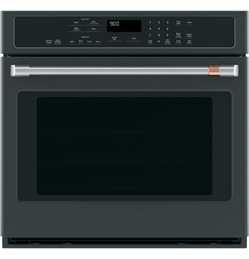 GE Cafe CTS90DP3ND1 30" Smart Single Wall Oven with Convection In Matte Black