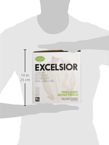 Excelsior SOAP5STAU Liter Laundry Detergent with Stain Remover, Fresh Scent